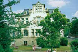 Entspannen im Garten im Hotel Erika in Bad Kissingen